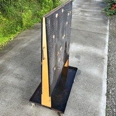 倉庫 整備工場 ハンガーラック パンチング パネルハンガー ツールハンガー キャスター付 