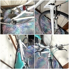 ritewayクロスバイク27インチSHIMANO 24段変速、フロントサスペンション