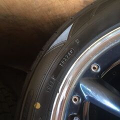 ワタナベホイール１５インチ４穴１００・タイヤ１８５ー６０－１５