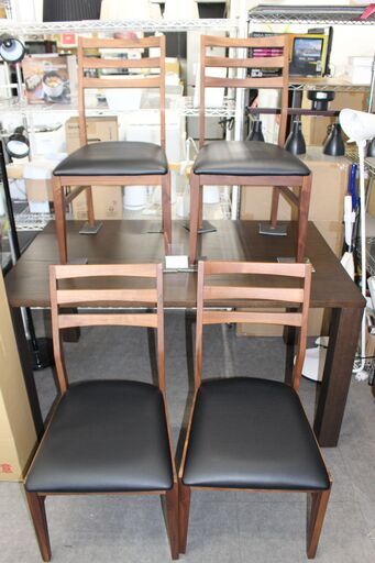 ★特別価格 美品 最終大幅値下げ！★ダイニングテーブルチェア5点セット 美品販売！★大田区配送・品川区 設置無料★店頭取引歓迎！
