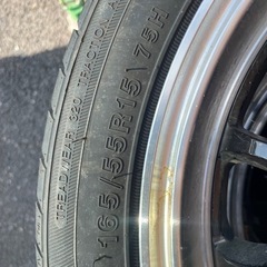 195/55Ｒ15/75H 軽自動車用15インチアルミホイール
