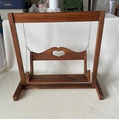 アメリカンカントリー風 ドール用 ブランコ シーソーチェア 1～3人掛用 ネオブライス ビスクドール スーパードルフィー 1/6～1/5 中古品 アメリカンカントリー風 ドール用 ブランコ シーソーチェア 1～3人掛用