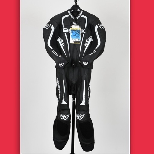 【未使用】ALL BLACK BERIK 2PIECE RACINGSUITS つなぎ