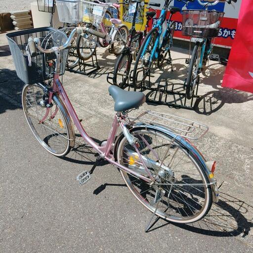 Panasonic★Lock Top U★26インチ、ピンクメタリック、ママチャリ自転車【浜村鹿野温泉ICから3分 買取本舗 宮本リサイクル 営業時間9～19時 定休日水曜のみ←連絡できませんm(_ _)m】