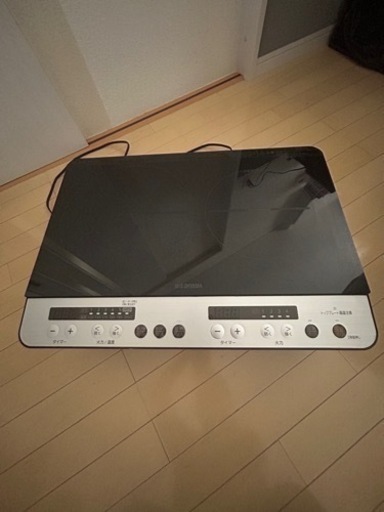 アイリスオーヤマ　脚付IH 2口コンロ(2020年モデル)