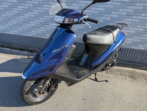 元祖！通勤快速！希少な2サイクルエンジン！規制前！原付2種スクーター！実働！SUZUKI アドレス V100！ (Kōki.) 七隈のスズキ の中古あげます・譲ります｜ジモティーで不用品の処分