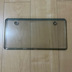 ナンバーカバー クリアグリーン　セイワ　当時物 公道使用禁止