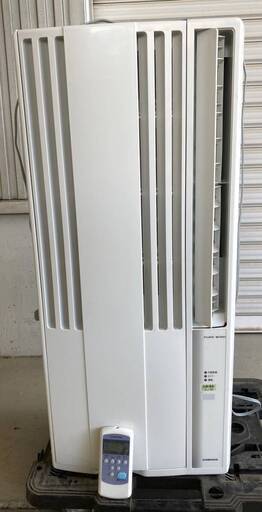 【終】【Y873】工事不要/コロナ/冷房専用窓用エアコン/シェルホワイト/CW-F1621E9 /リモコン付き/動作確認済/現状品/２０２１年