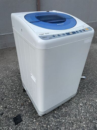 ★動作〇 清掃済 保証有★ 洗濯機 Panasonic NA-FS50H2 5kg 2010年製 W562xD568xH1002cm ソフト脱水 エコウォッシュシステム 風呂湯 パナソニック