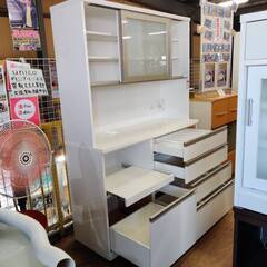 【愛品倶楽部柏店】NITORI 組合せ2枚スライド扉キッチンボード リガーレ