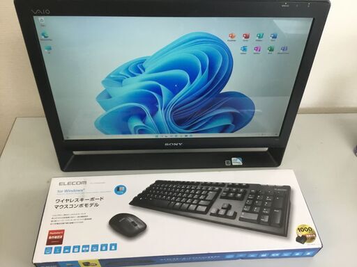 【最新Win11】SONY デスクトップPC 『超高速・新品SSD搭載』Win11 最新office2021付属 管理No14