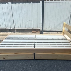 ジM-84)SALE‼️￥13200(税込) 無印良品シングルベッドフレームと
