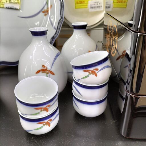 ★ジモティー割有★　香蘭社　オーキッドレース　酒器SET　IKD-192