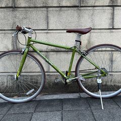 クロスバイク HEAD METISIA 内装5段変速 ノーパンクタイヤ グリーン