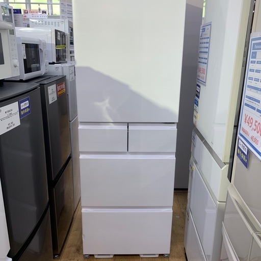 5ドア冷蔵庫　HITACHI R-HWS47S-W 2023年製　470L アウトレット品　未使用