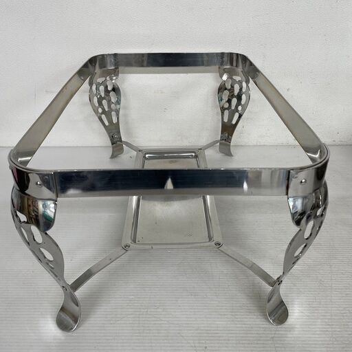 YUKIWA ユキワ 宴会 ビュッフェ バイキング ステンレス製 木柄角チェー