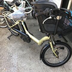 地域限定送料無料 ヤマハ キッスミニ 三人乗り 子供乗せ 8,9AH 新基準