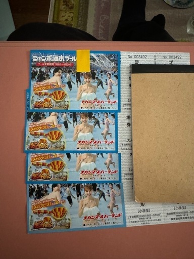 長島ジャンボ海水プールの入場券