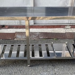 業務用 コンロ台 作業台 調理台 1400×450×800 焼き台 厨房