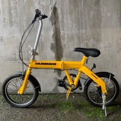 677】子ども用自転車 HUMMER 16インチ イエロー