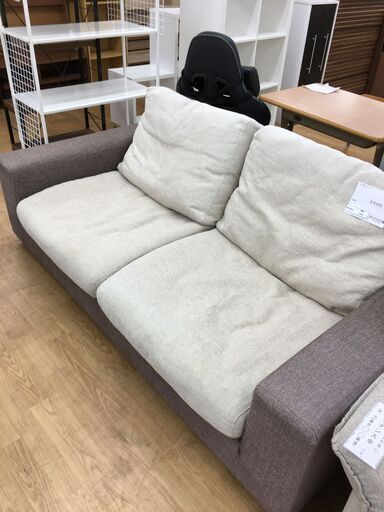 ★ジモティ割あり★  ２人掛けソファ  W177×D91×H65 クリーニング済み SJ6602