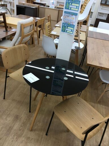 ★ジモティ割あり★  ２人掛けダイニングセット  W75×D75×H71 クリーニング済み SJ6610