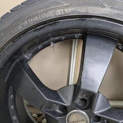 格安!アルミホイールタイヤ付き　ロクサーニ風22インチ