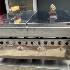 美品 使用頻度少 業務用 餃子焼き器 都市ガス グリドル グリラー 幅510