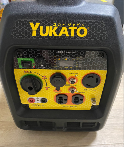 YUKATO インバーター発電機 定格出力2.5kVA