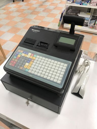 【ジャンク品!!】電子レジスター シャープ XE-A417 ※通電チェックのみ確認済み