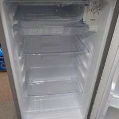 西岡店 1ドア冷蔵庫 75L 2021年製 アクア AQR-8K シルバー AQUA 小型冷蔵庫