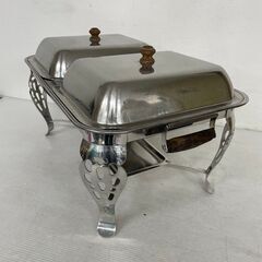 YUKIWA ユキワ 宴会 ビュッフェ バイキング ステンレス製 木柄角チュー