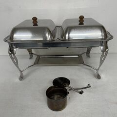 YUKIWA ユキワ 宴会 ビュッフェ バイキング ステンレス製 木柄角チュー