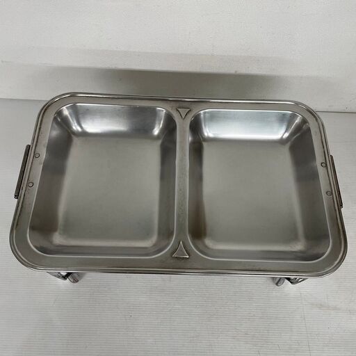 YUKIWA ユキワ 宴会 ビュッフェ バイキング ステンレス製 木柄角チュー