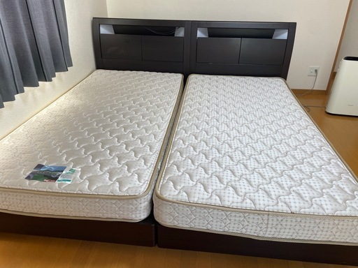 取引完了　\nニトリ　再再値下げ⭐︎シングルベッド2台\u0026マットレス２枚セット　※問い合わせ多数