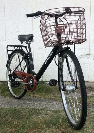 値下げしました。ANTELOPE 26インチ外装6段変速 LEDオートライト 26型 外装