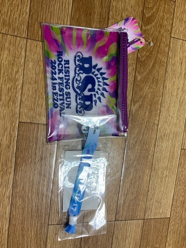 ライジングサンロックフェスティバル2024通しリストバンド＋特典ポーチ  