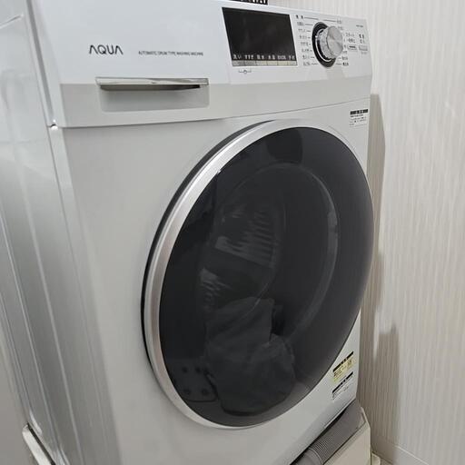 (~8/23)ドラム式洗濯機 AQUA AQW-FV800E
