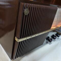 bluetooth付マツダ昭和レトロ真空管ラジオ6FA-107かっこうC