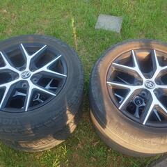 ６０ハリアー純正１８インチホイールタイヤセット