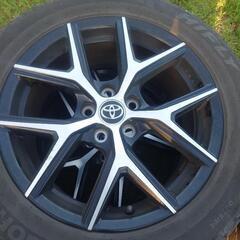 ６０ハリアー純正１８インチホイールタイヤセット