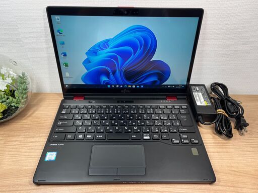 タッチパネル〉0739 富士通 LIFEBOOK U939X/A i5 ８GB / SSD 256GB 第8世代 Windows11 Office 軽量