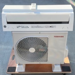 取付け可 ! ! ◇東芝 エアコン 6畳用 2019年製 単相100V RASーF221M  