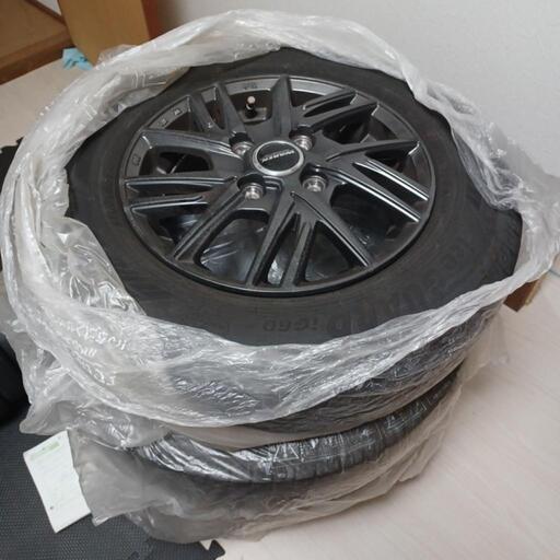 2024年製DM-V3 17インチ】スタッドレス4本 ホイール・ナット付 美品