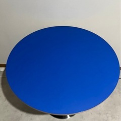 【美品】韓国インテリア　リノリウム　ラウンドテーブル