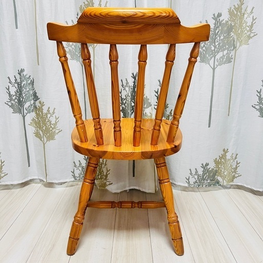 ウィンザーチェア カントリー 洋風 天然木 アンティーク ダイニングチェア