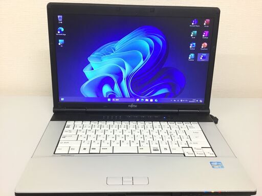 【美品】富士通ノートパソコン「超高速Core7」 Win11 最新office2021付属 管理No7『基本送料無料』