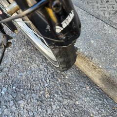 ミニベロ自転車　２０インチ　６変速　ライト　カゴ　付き　緑　配達可能