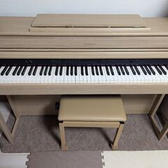 超美品 Roland 電子ピアノ 2020年 HP704-LAS ライトオーク調