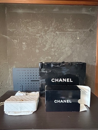 CHANEL マトラッセ　希少品　ラムスキン　エスチェーン　ショルダーバッグ